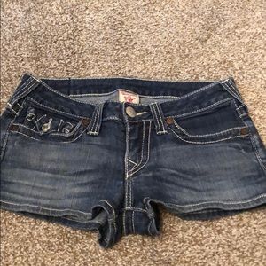 True Religion jean shorts!